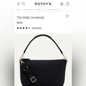 Rothy’s -The Daily Crossbody. 3 months old.    Perfect condition!